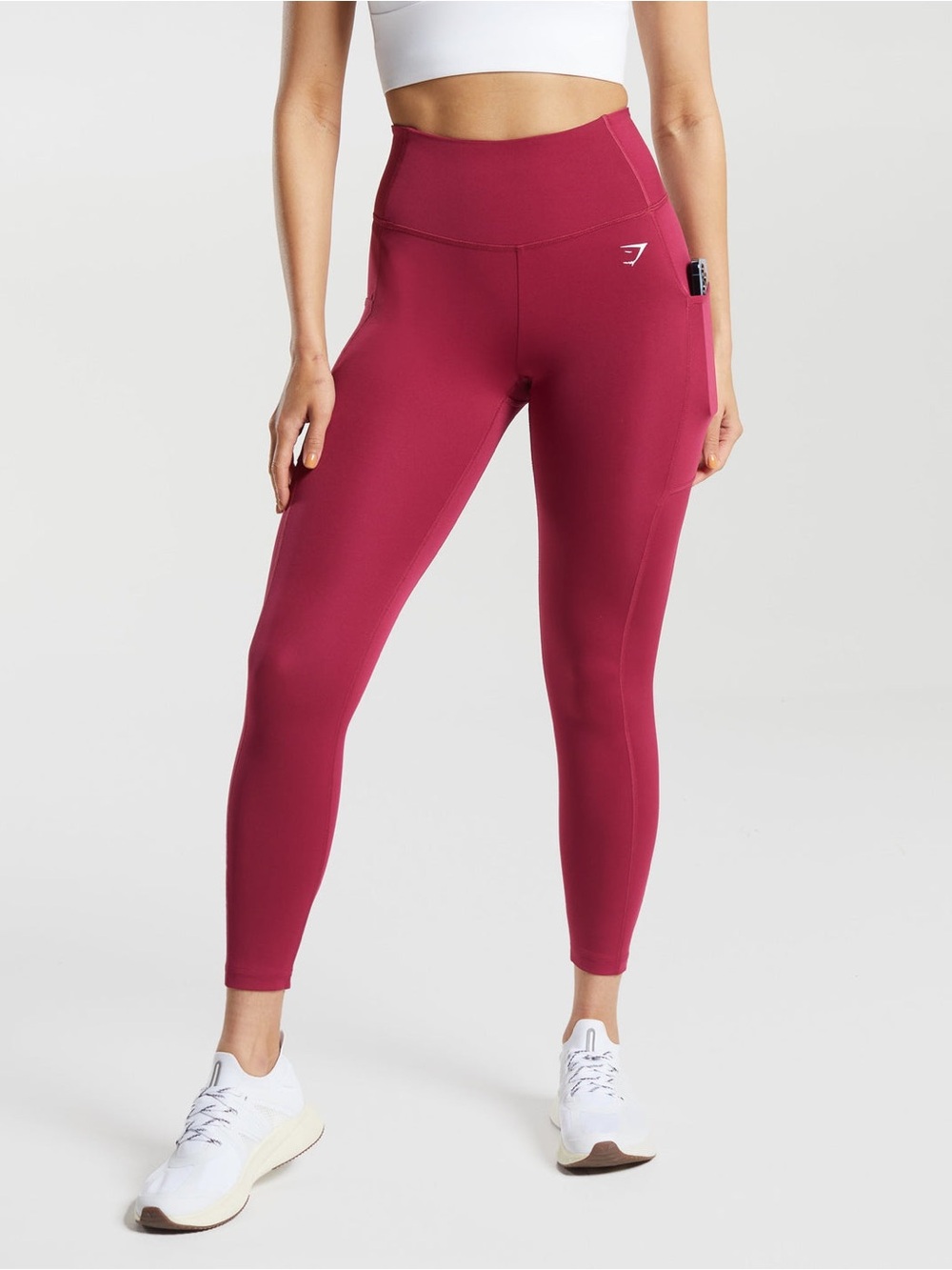 Gymshark Pocket Leggings in Raspberry Pink